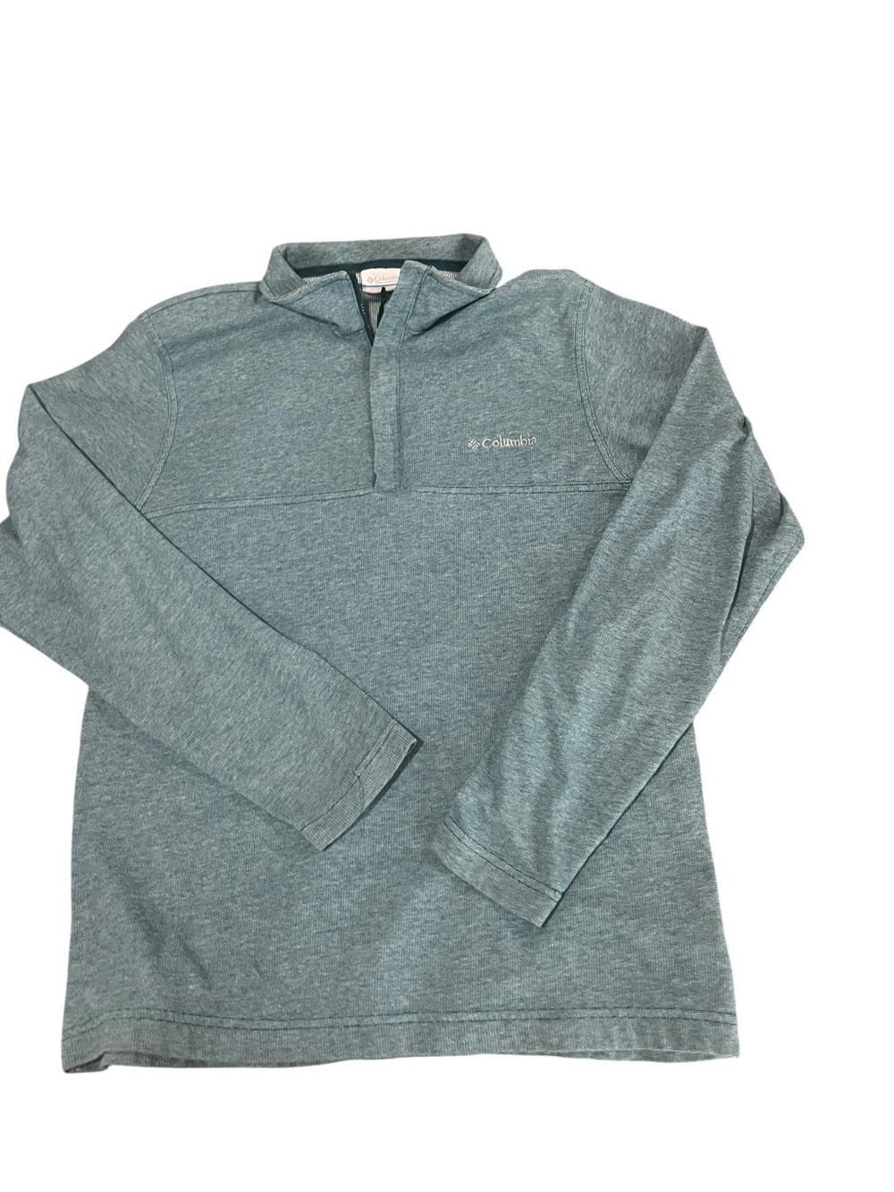 Columbia Men's 1/4 Zip Heathered Fleece Pullover - Size S - Picture 3 of 5
